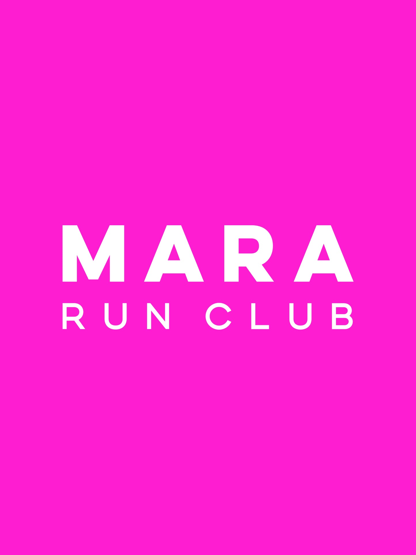 MARA Run Club Membership