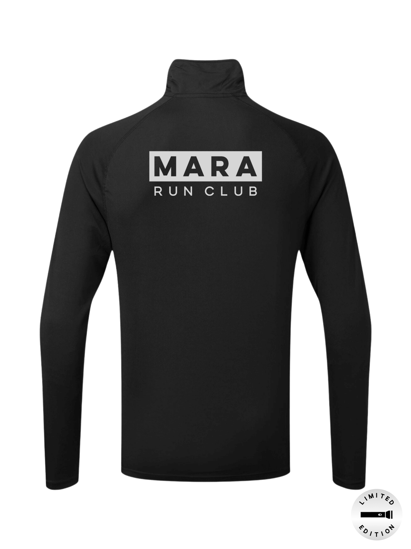 Running 1/4 Zip Long Sleeve | Black