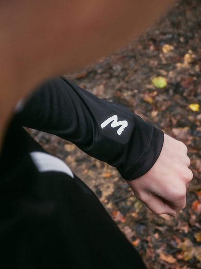 Running 1/4 Zip Long Sleeve | Black