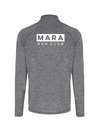 1/4 Zip Grey Longsleeve Top